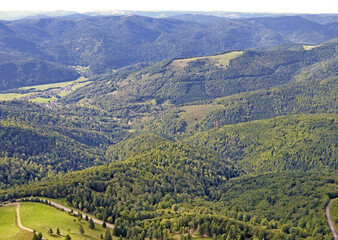 Paragliding at Treh Markstein in France	