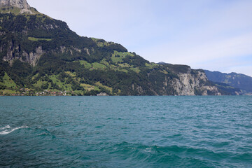 Obraz premium Hillside on the Lake Lucerne