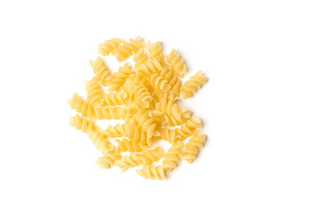 Pasta isolated on white background.