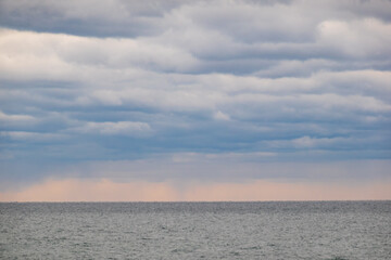 Clouds over the Lake Ontario