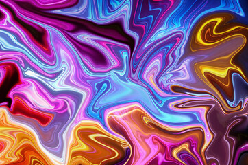 Abstract wallpaper and texture background, Colorful abstraction, Looks like a colorful flow of inks magic space, pattern 
,purple blue and orange dominant.