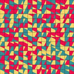 Abstract Geometric Pattern generative computational art illustration