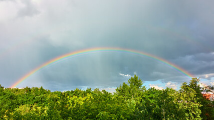 Rainbow in the sky