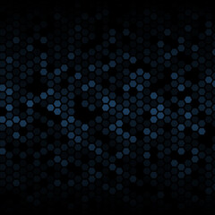 modern hexagon pattern texture, dark blue wallpaper