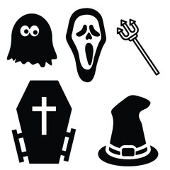 Haloween holiday icon vector