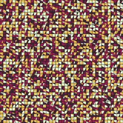 Fototapeta premium Abstract Geometric Pattern generative computational art illustration