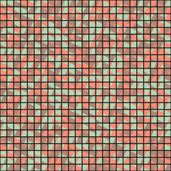 Fototapeta premium Abstract Geometric Pattern generative computational art illustration