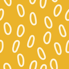 Simple oval shape repeat pattern design