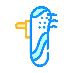 mini-cleaner air filter from socket color icon vector illustration