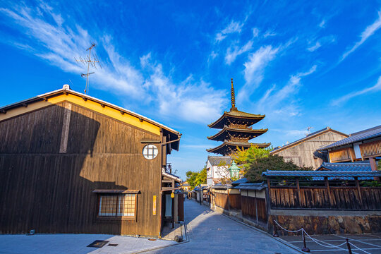 Pagoda de cinco andares Hokanji 
法観寺 （八坂の塔）
