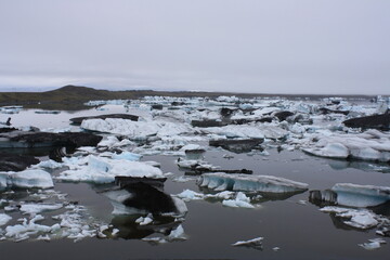 Fototapeta na wymiar Islandia y sus glaciares, espectacular.