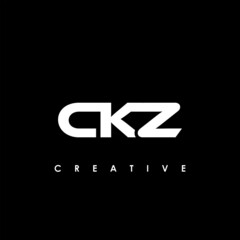 CKZ Letter Initial Logo Design Template Vector Illustration