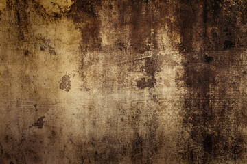 abstract grunge yellow painted wall background