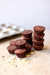 chocolate almond butter cups
