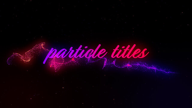 Cool Flying Particle Titles