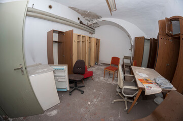 Abandoned postal bank in Budapest 