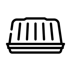 cake package line icon vector illustration flat