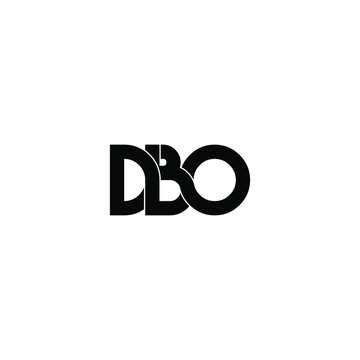 dbo letter original monogram logo design