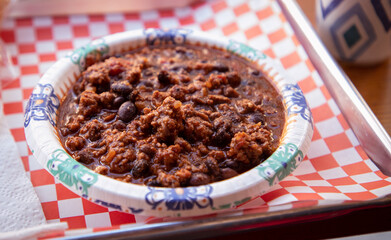 fresh chili at a restaurant 
