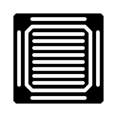 ceiling filter glyph icon vector illustration flat