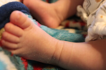 feet of the baby