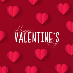 Happy Valentines day . Valentine day background design . Vector illustration. Wallpaper, flyers, invitation, posters, brochure, banners.