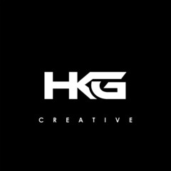 HKG Letter Initial Logo Design Template Vector Illustration