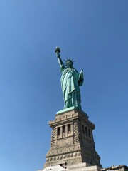 Fototapeta na wymiar The Statue of Liberty at New York 