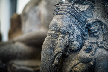 Stone sculpture of Elephant god 2