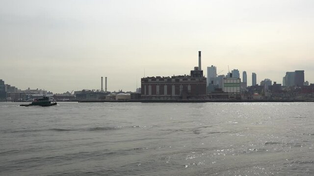 Old Industrial Building in Brooklyn New York on the East River.