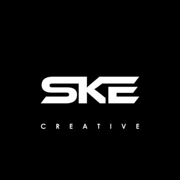 SKE Letter Initial Logo Design Template Vector Illustration