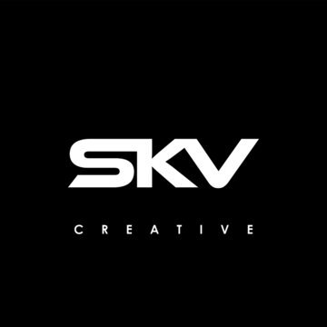 SKV Letter Initial Logo Design Template Vector Illustration