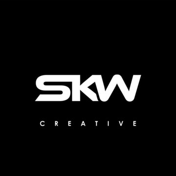 SKW Letter Initial Logo Design Template Vector Illustration