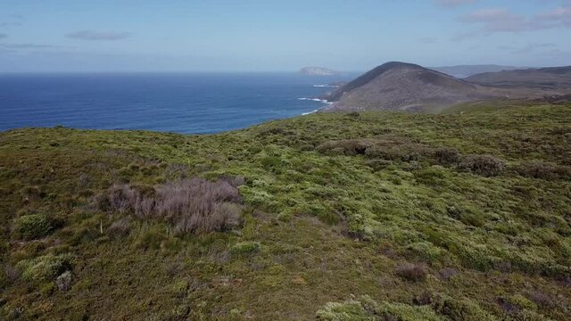 Drone Flight Over South West Australia Revealing The Coast And Ocean