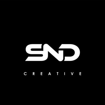 SND Letter Initial Logo Design Template Vector Illustration