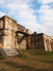 Fototapeta na wymiar Fort Screven On Tybee Island Georgia