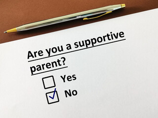 Questionnaire about parenting