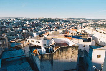 Tangier lanscape in morocco