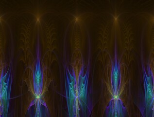 Imaginatory fractal background Image