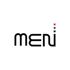 MEN letter logo design vector