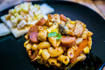 Stir fried Macaroni Pasta
