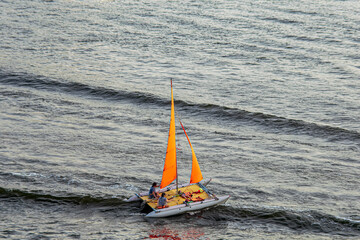 sailboat on the sea
