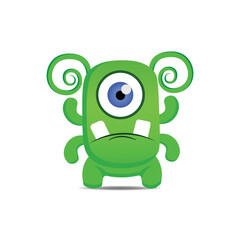 cute monsters design mascot kawaii