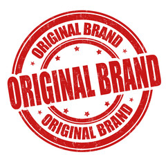Original brand grunge rubber stamp