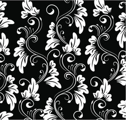 vector vintage floral design elements on gradient background