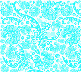 vector vintage floral design elements on gradient background