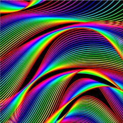 vector vintage floral design elements on gradient background