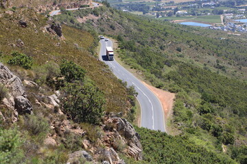 mountain road in the mountains