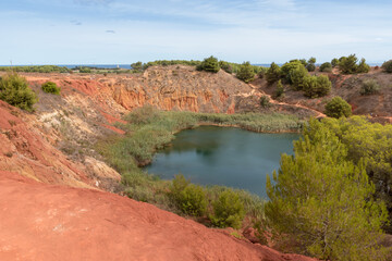 Otranto Puglia bauxite lake