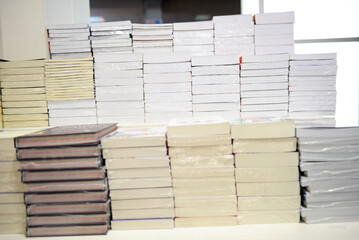 Books. Books and book detail, interior photography.
